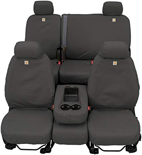 Covercraft Carhartt SeatSaver כיסויי מושב מותאמים אישית | SSC2509Cagy | מושבי דלי בשורה הראשונה | תואם לדגמי